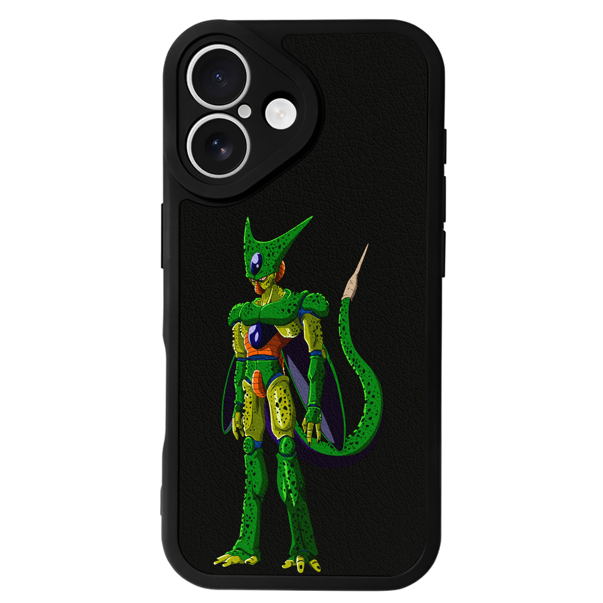 （画像用） ドラゴンボール セル DRAGON BALL Cell 【iPhone 16シリーズ対応】シリコンスマホケース（レザー調） 材質：シリコン